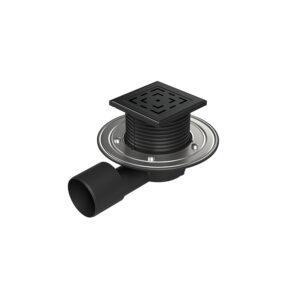 MULTI-INLET BODENABLAUF PVBU DN 50/75 MIT KUNSTSTOFFRAHMEN, FLANSCH