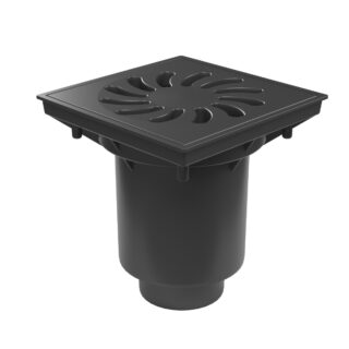 Straßenablauf 328 P – D110 Kunststoffrost